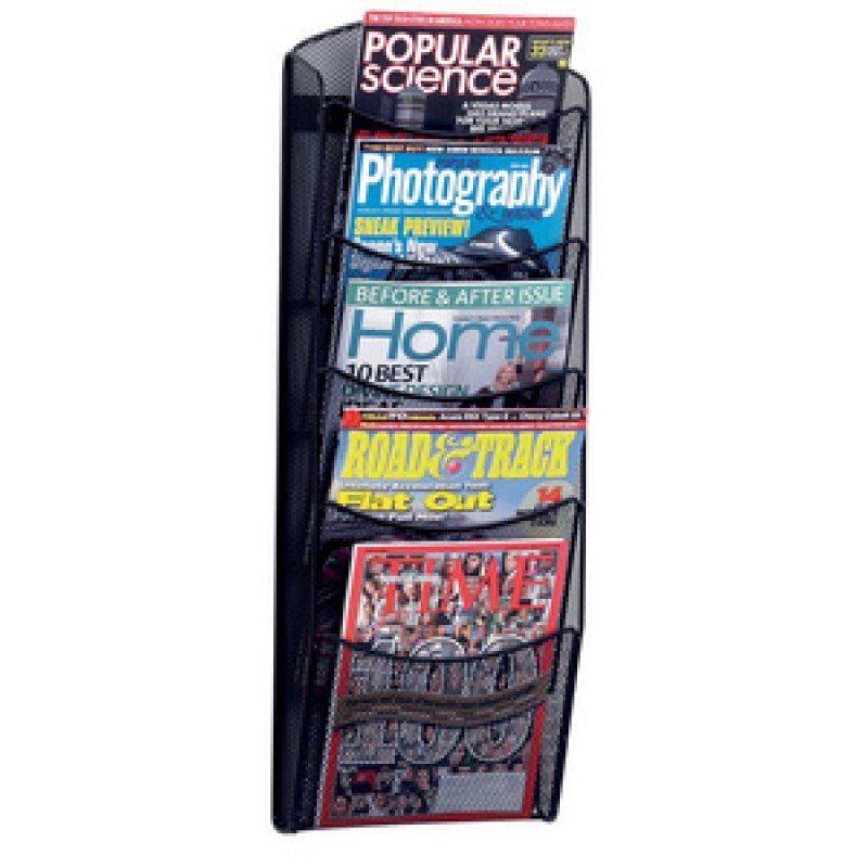 helit Porte-brochures mural "the news network", noir