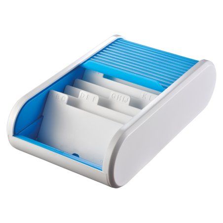 Helit H6218030 business card holder Plastic Blue