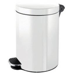 helit Poubelle cosmétique à pédale avec ions d'argent