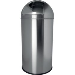 helit Poubelle en métal "the dome", 30 litres, noir