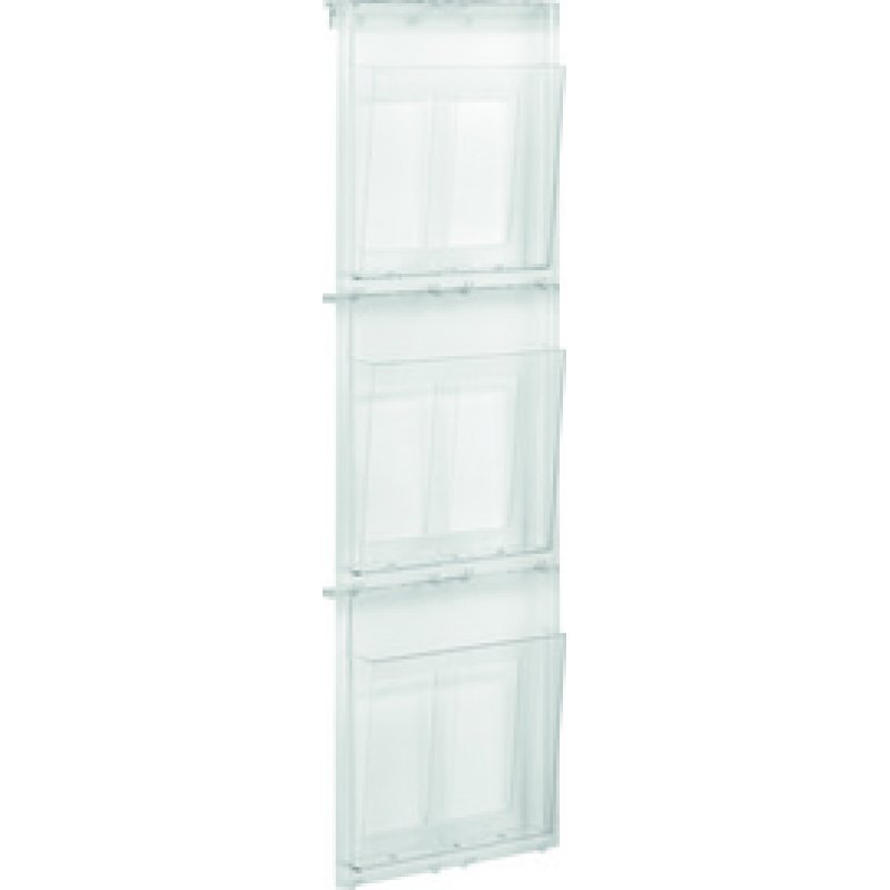 helit Porte-brochures mural "the placativ", transparent