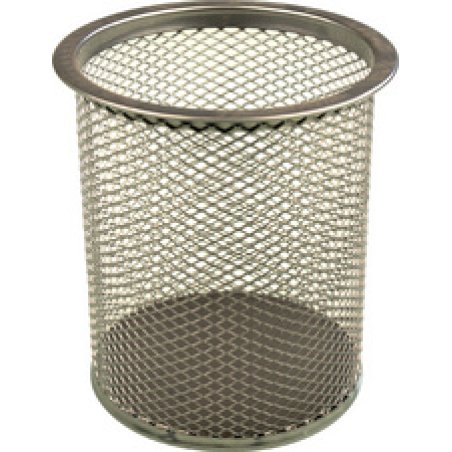 helit Pot à crayons "the round network", argent