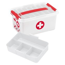 Sunware 8711112792197 storage box Rectangular Red, White