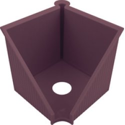 helit Boîte à fiches "the green cube line", rouge