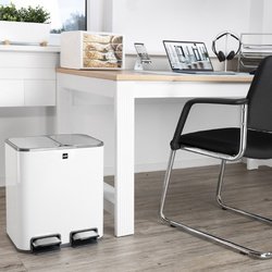 helit Poubelle de tri sélectif "the classy", 2 x 12 litres