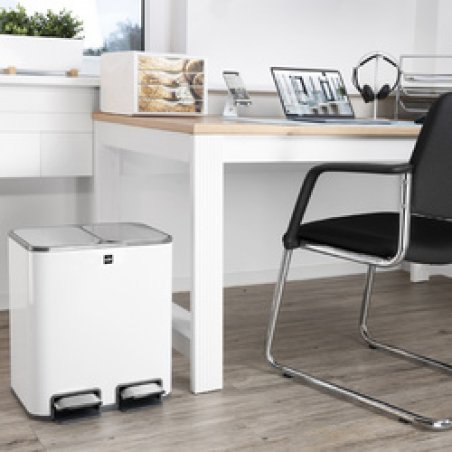 helit Poubelle de tri sélectif "the classy", 2 x 12 litres