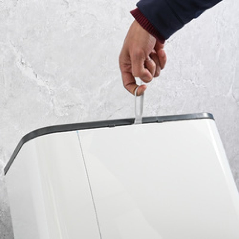 helit Poubelle de tri sélectif "the classy", 2 x 12 litres