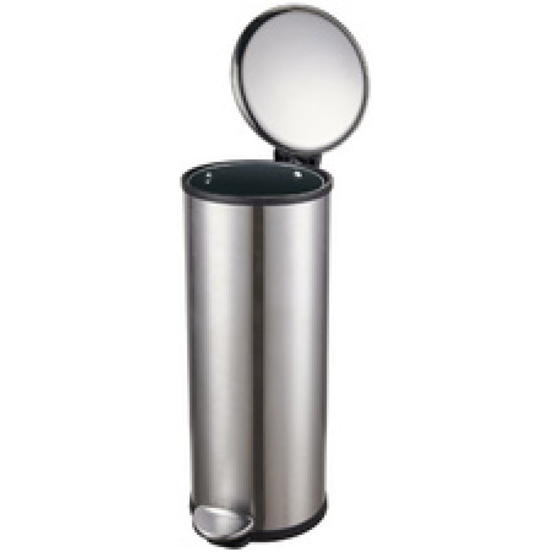 helit Poubelle à pédale "the zinc", 20 litres, blanc