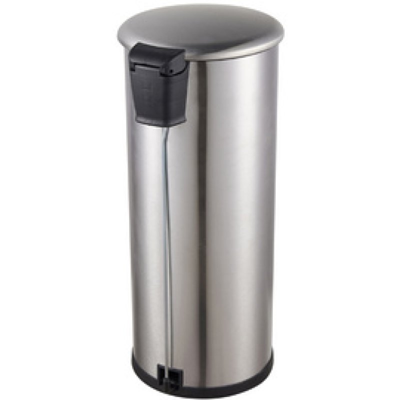 helit Poubelle à pédale "the zinc", 30 litres, blanc