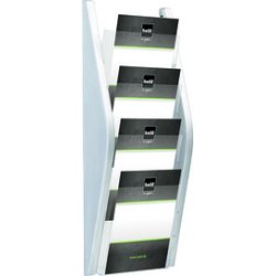 helit Porte-brochures mural "the arc", A5 portrait, noir