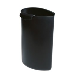 HAN Insert à déchets MOON, PP, 6 litres, sans couvercle,noir