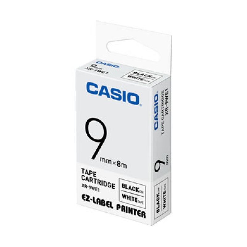 ruban pour CASIO Label Printer, 9 mm de large, 8 m long