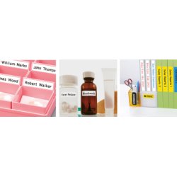 ruban pour CASIO Label Printer, 18 mm de large, 8 m de long