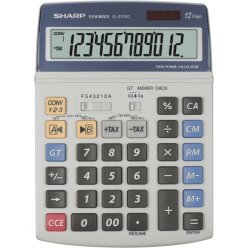 Sharp EL2125C calculator Desktop Financial Black, Blue, Grey