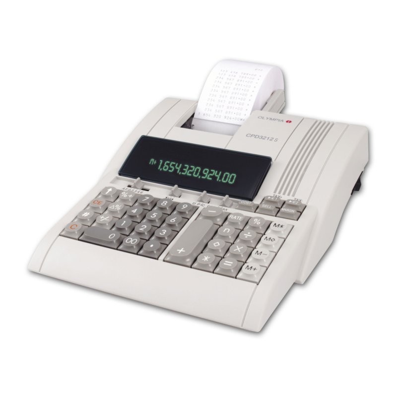 OLYMPIA calculatrice imprimante de bureau CPD-3212S