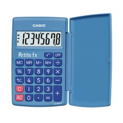 CASIO calculatrice LC-401 LV-BU "Petite fx"