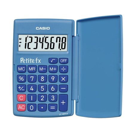Casio PETITE FX (LC-401LV-BU) calculator Pocket Basic Blue