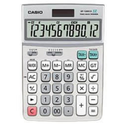 Casio DF-120ECO calculator Desktop Display