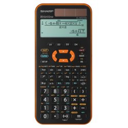 SHARP Schulrechner EL-W531 XG, Farbe: orange