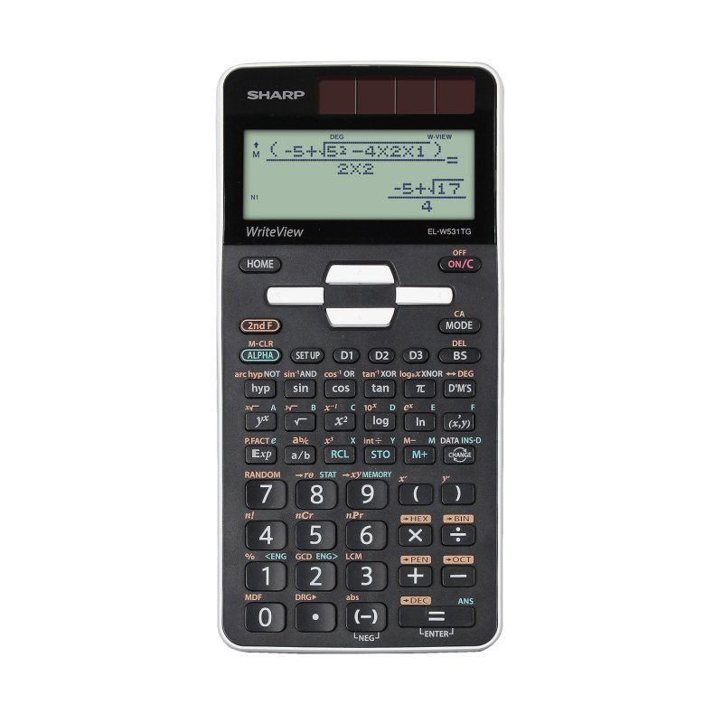 Sharp SH-ELW531TG calculator Pocket Display Black, White