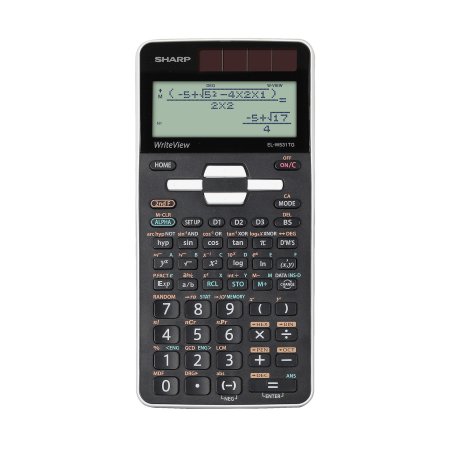 Sharp SH-ELW531TG calculatrice Poche Calculatrice à écran Noir, Blanc