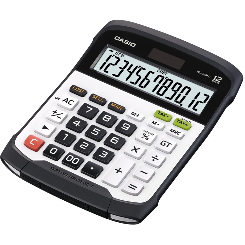 Casio WD-320MT calculator Desktop Financial Black, White