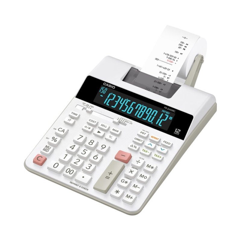 Casio FR-2650RC calculator Desktop Printing Black, White