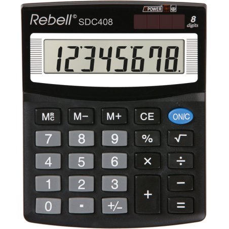 Rebell SDC 408 calculator Desktop Basic Black