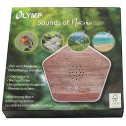 OLYMP Boîte à gazouillis, 4 sons de nature, blanc