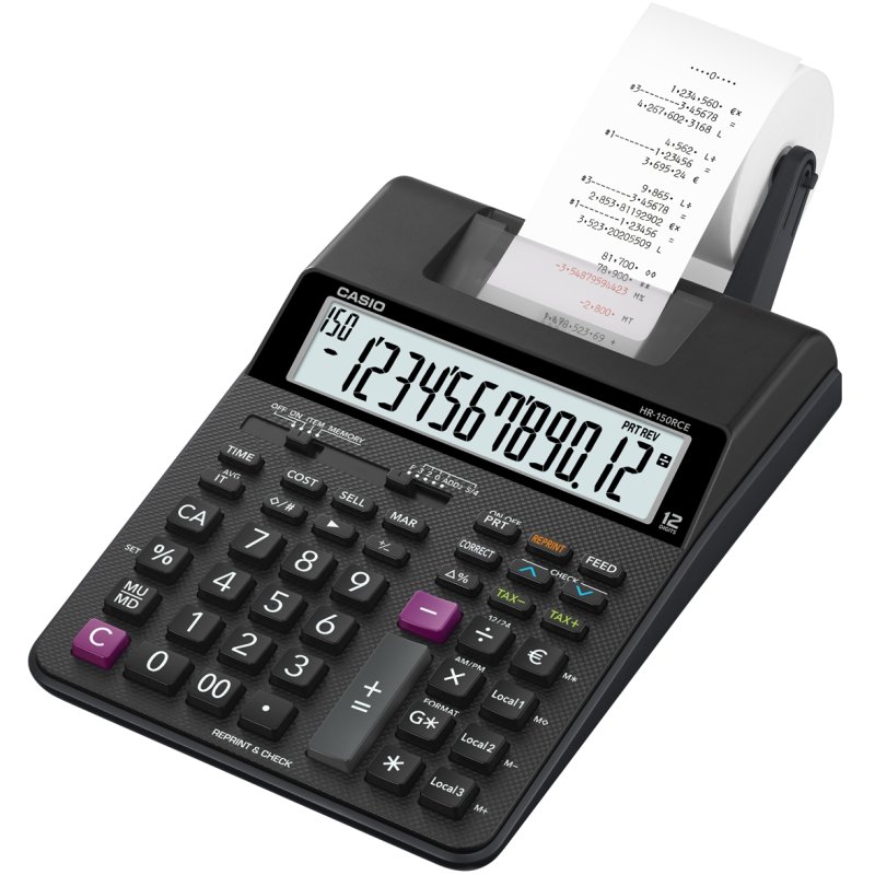 CASIO Calculatrice imprimante HR-150 RCE