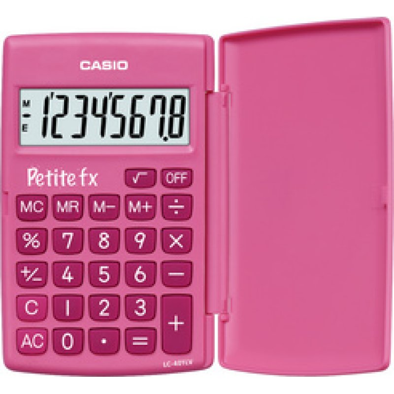 CASIO Calculatrice LC-401 LV-PK "Petite fx"