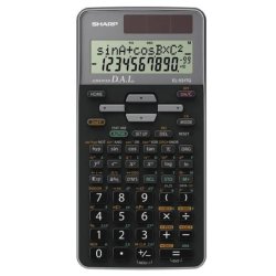 Sharp SHEL531TGGY calculatrice Poche Calculatrice scientifique Noir, Gris
