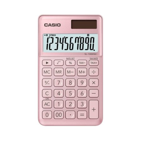 CASIO Calculatrice SL-1000 SC-PK, alimentation solaire/pile