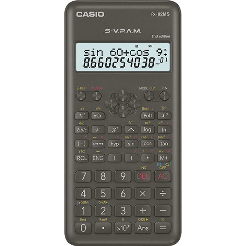 Casio FX-82MS-2 calculator Pocket Scientific Black