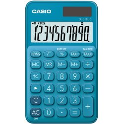 CASIO Calculatrice SL-310UC-BU, bleu