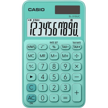 CASIO Calculatrice SL-310UC-GN, vert