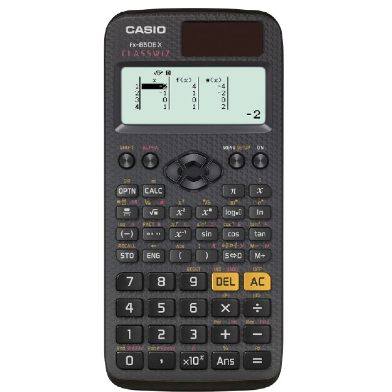 CASIO Schulrechner FX-85DE X, Solar-/ Batteriebetrieb