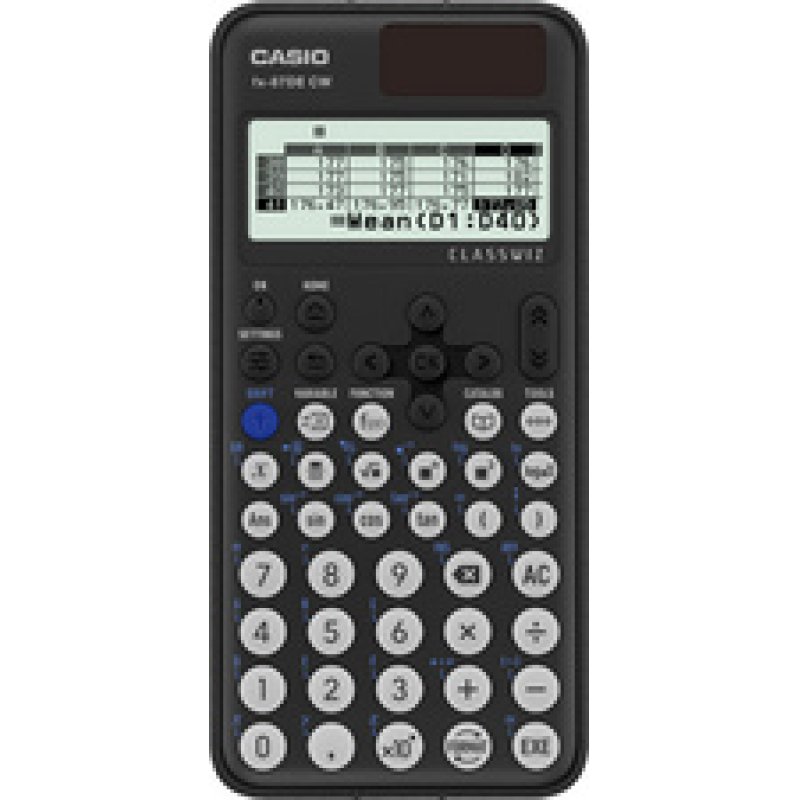 CASIO Schulrechner FX-87DE CW, Solar-/Batteriebetrieb