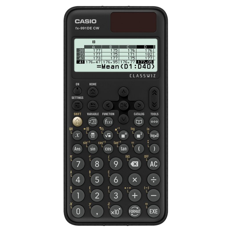 Casio fx-991DE CW calculator Pocket Scientific Black