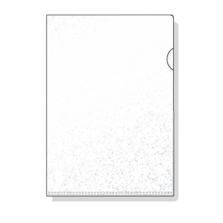 Rexel Embossed A4 L Folder Clear (100)