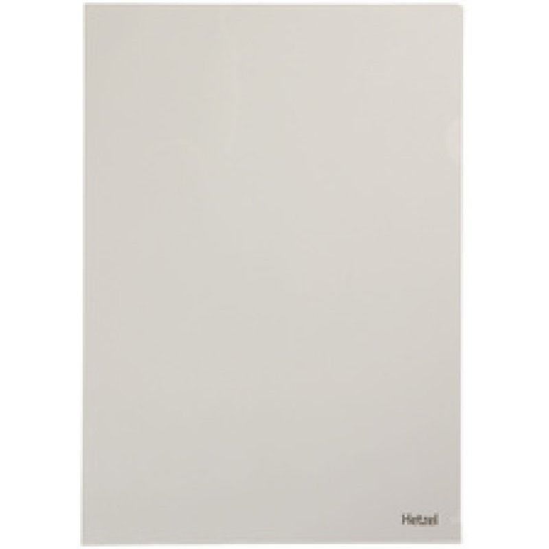 Rexel Chemise coin A4 PVC transparent (50)