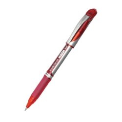 Pentel Stylo roller à encre gel EnerGel BL57, rouge