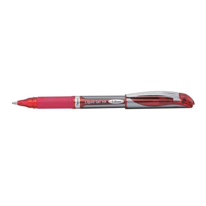 Pentel BL60 Rouge Stylo à bille rétractable avec clip 1 pièce(s)