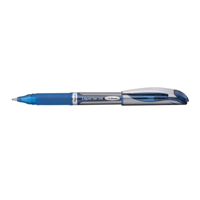 Pentel BL60 Bleu Stylo à bille rétractable avec clip 1 pièce(s)