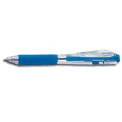 Pentel Stylo à bille rétractable BK437, bleu