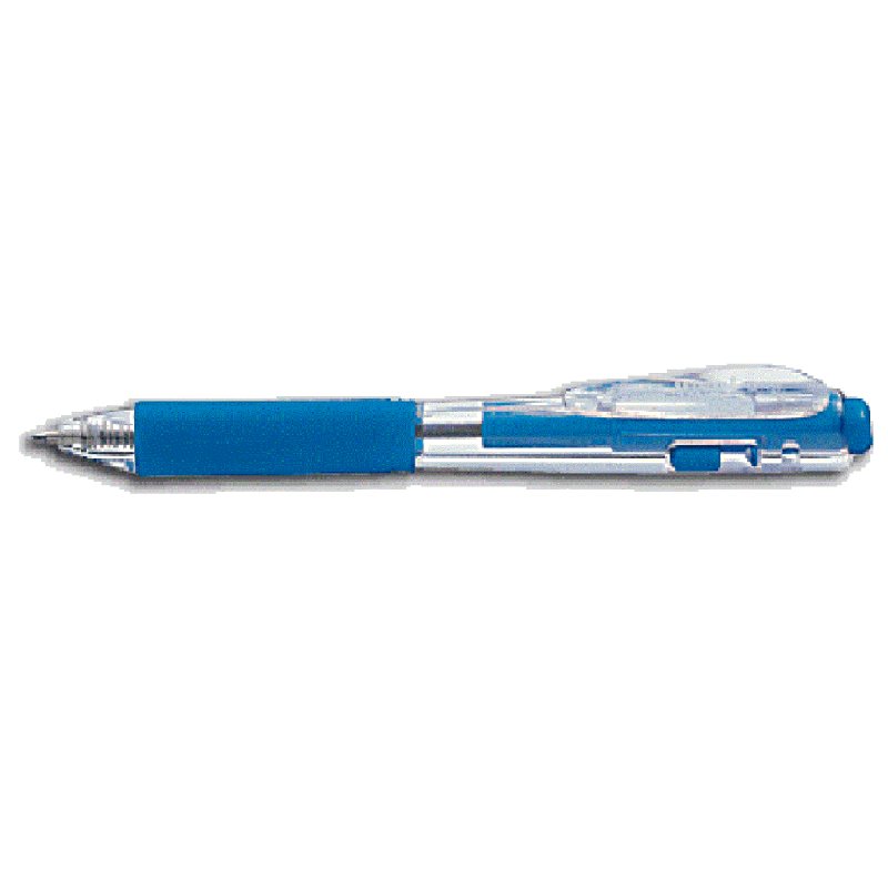 Pentel Stylo à bille rétractable BK437, bleu