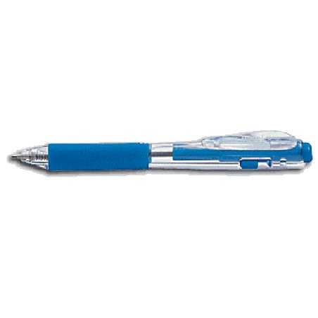 Pentel Stylo à bille rétractable BK437, bleu