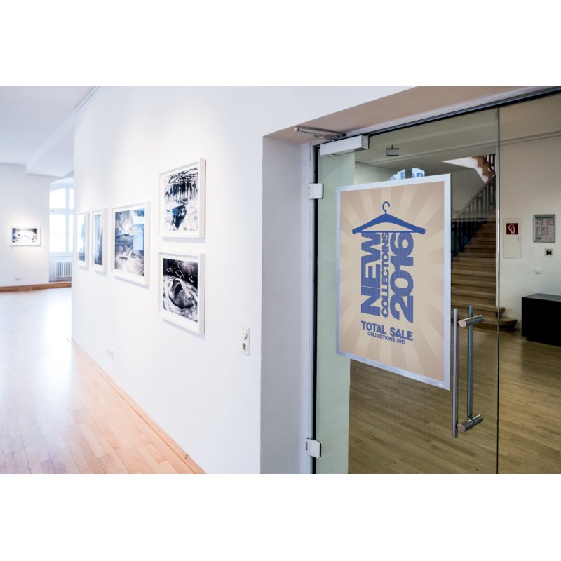 Durable 499723 cadre magnétique A1 Argent