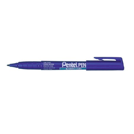 Pentel Marqueur permanent GREEN-LABEL NMS50, bleu