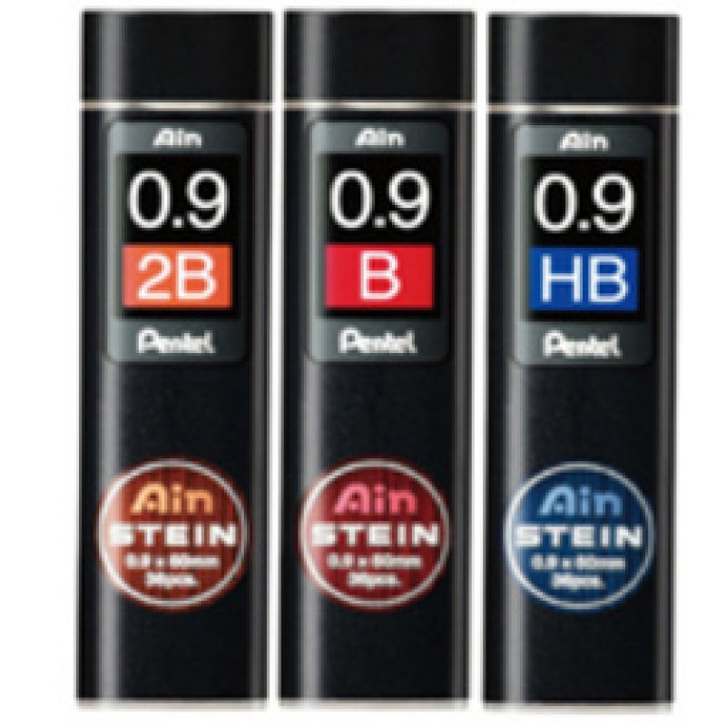 Pentel Mines fines pour porte-mines AIN STEIN C279,dureté 2B